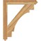 Ekena Millwork Merced Arts & Crafts Rough Sawn Bracket, Western Red Cedar, 4"W x 34"D x 40"H BKT04X34X40MRC03RWR - alternate 4